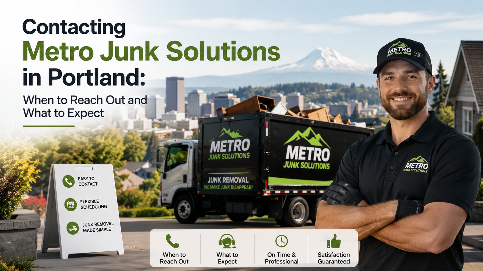 Contacting Metro Junk Solutions in Portland: When to Reach Out and What to Expect